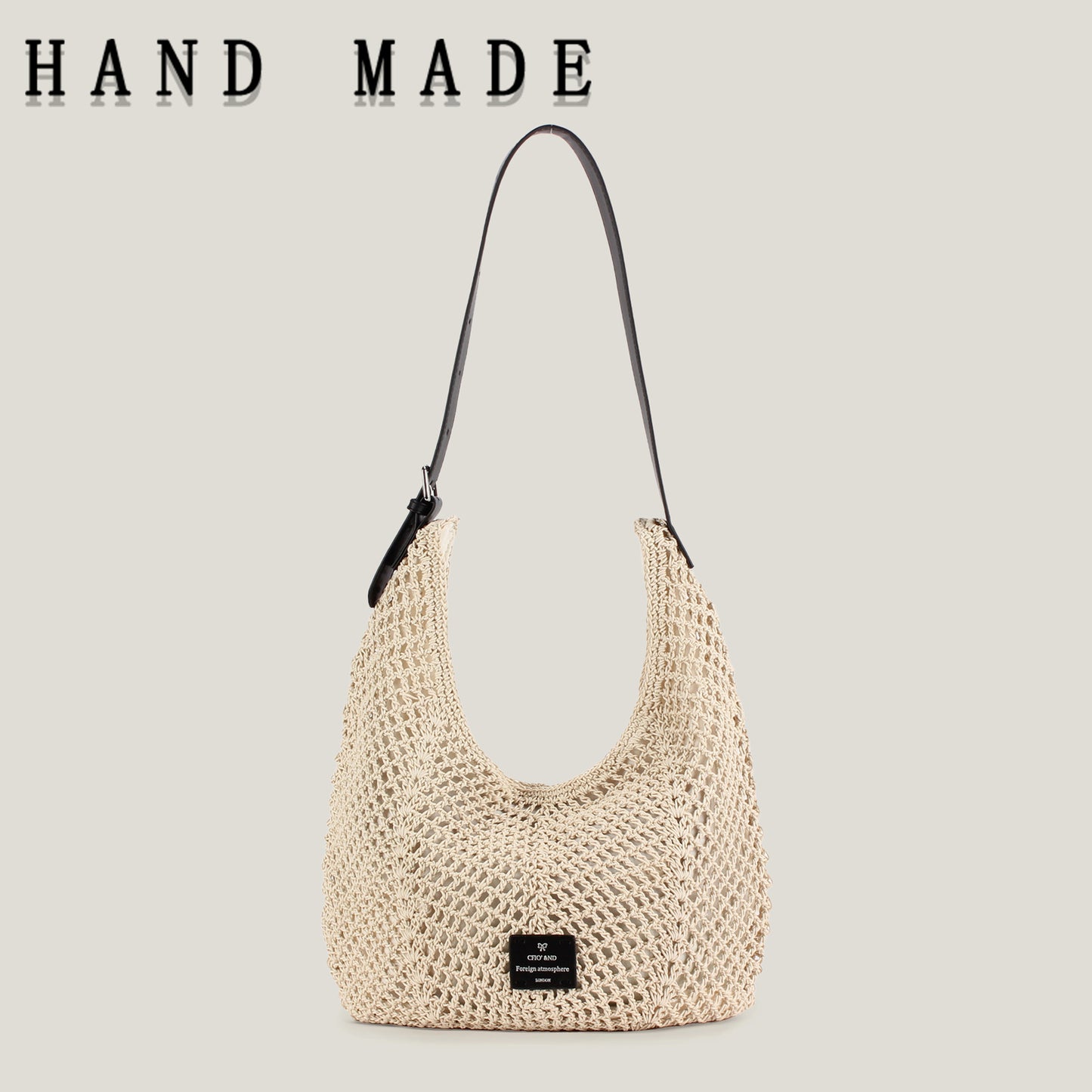 Women's Amber Rope Hand-woven Seaside Vacation Leisure Women's Shoulder Bag