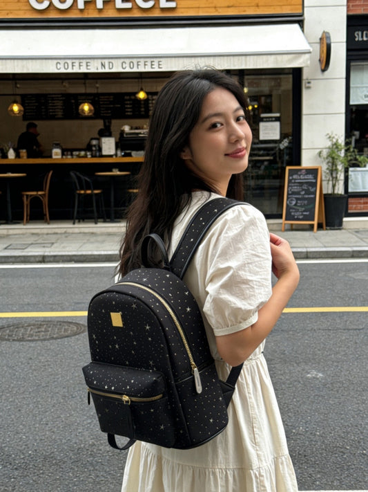 Women's Embroidery Mini Korean Style Commuter Women's Backpack