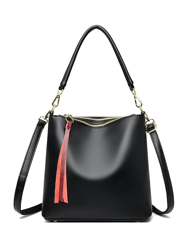 Women's Genuine Leather Hobo Fashion Underarm Mother Bags