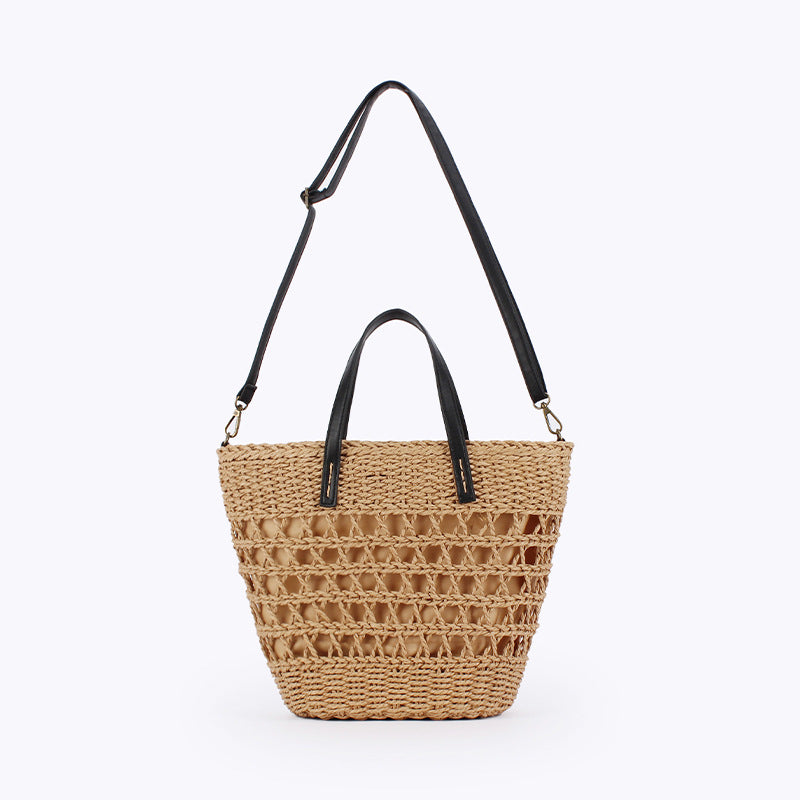 Hollow Woven Retro Beach Seaside Vacation Women's Messenger Bag