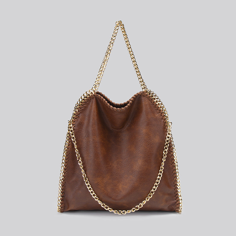 Women's Versatile Fashion Foldable Retro Simple Women's Shoulder Bag