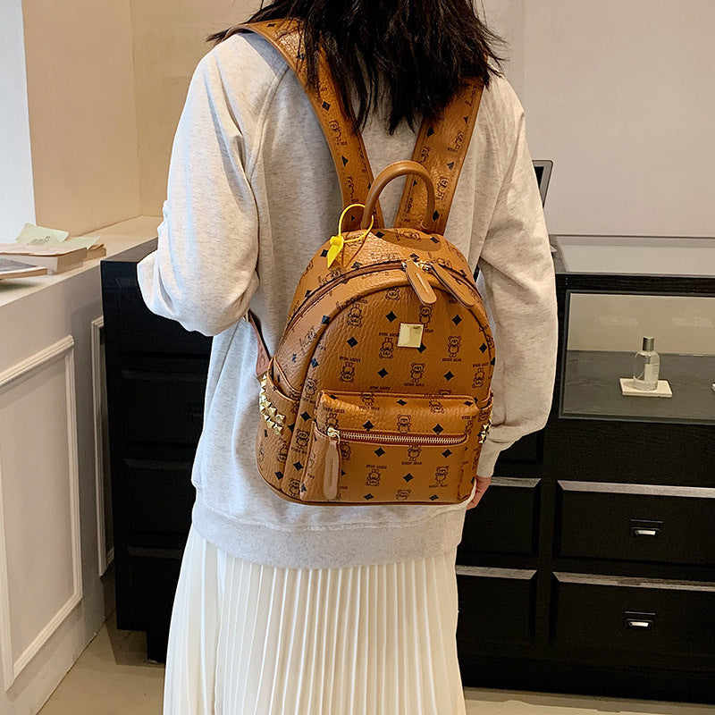Women's Fashionable College High-grade Large Capacity Women's Backpack