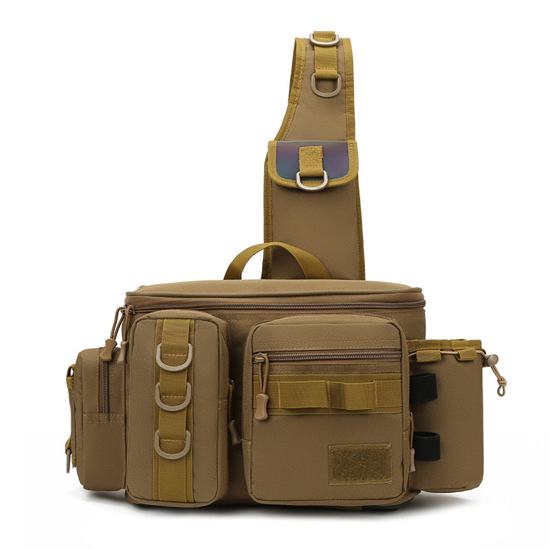 Men's Lure Multifunctional Fishing Pole Insertion Sports Backpack
