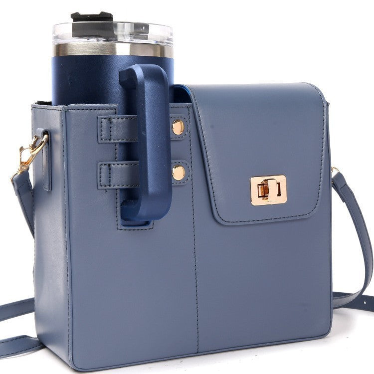 Portable Beverage Bottle Kettle Trendy Design Women's Messenger Bag