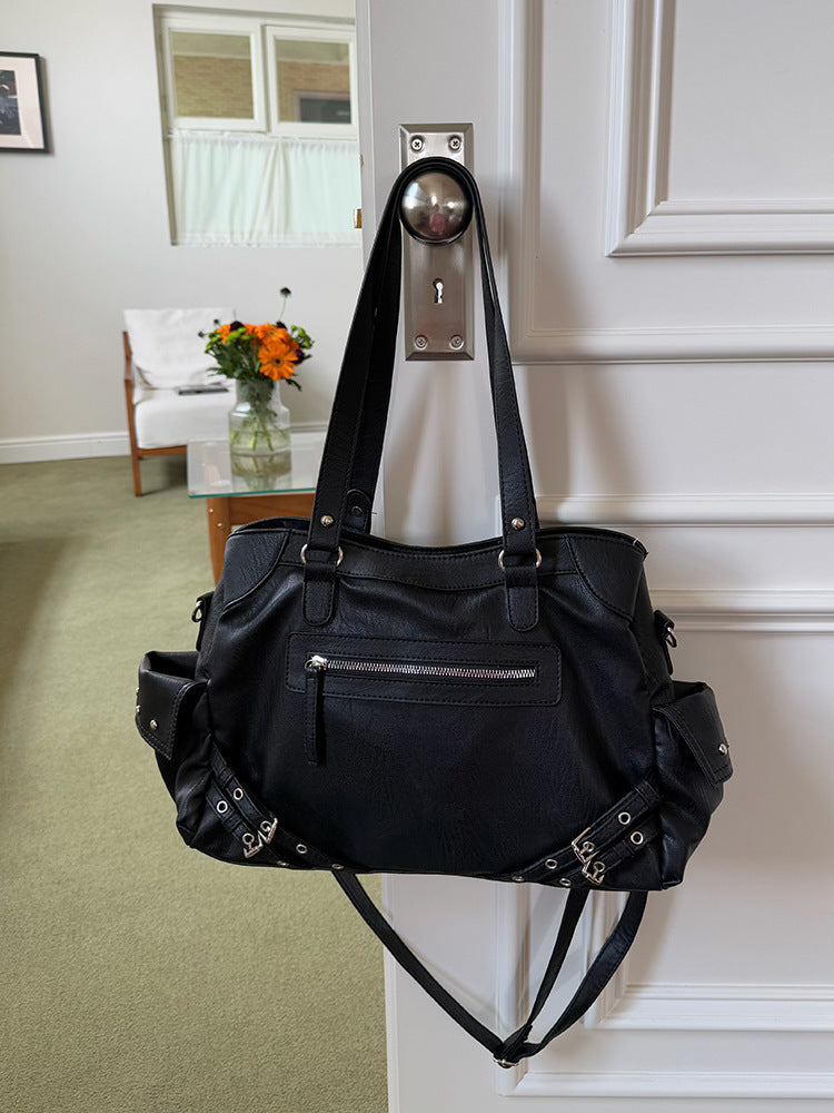 Women's Summer Fashion Retro Good-looking Large Capacity Tote Bag