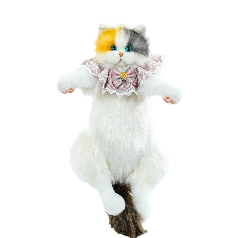Simulation Cute Cat Plush Girlfriends Gift Backpacks