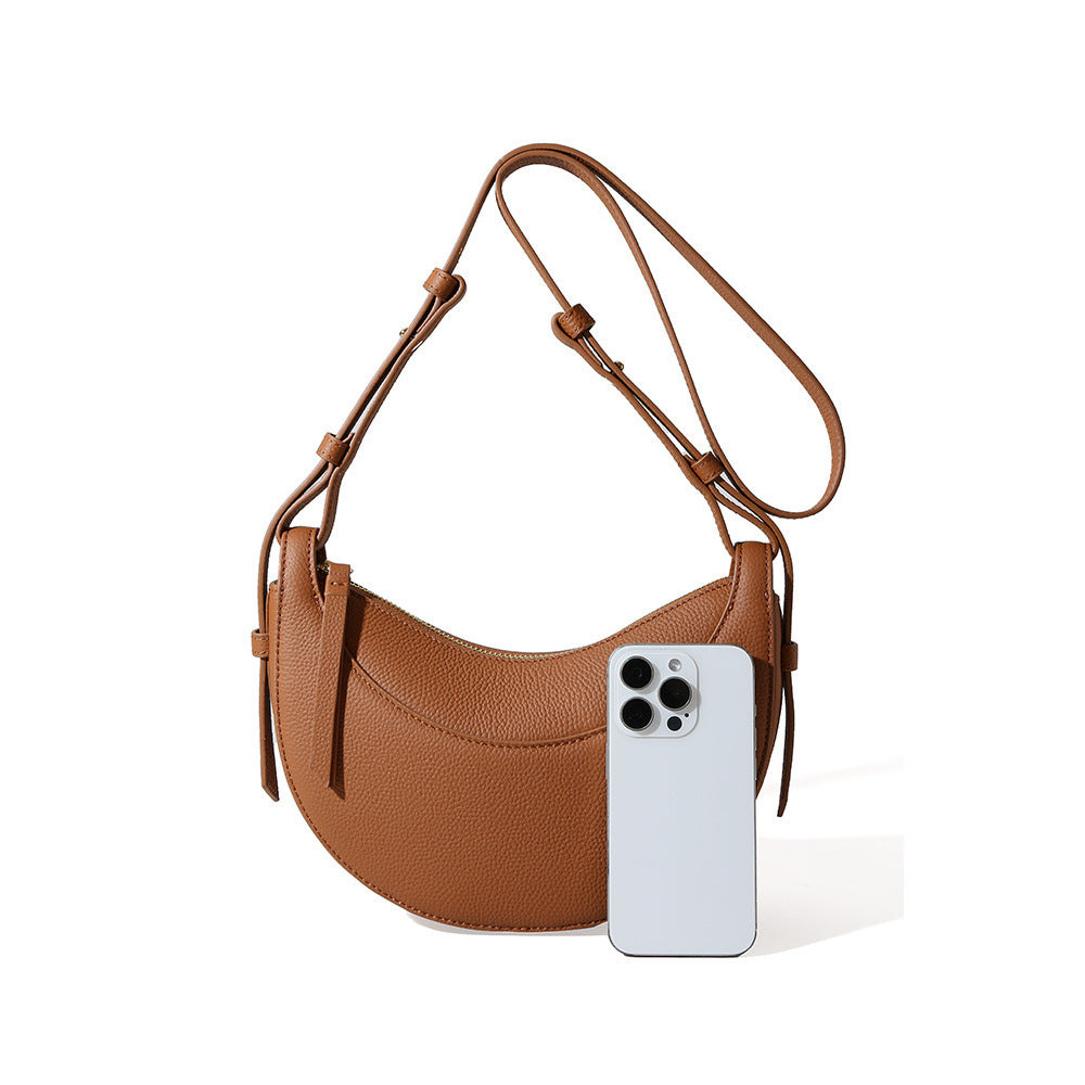Selenodont High Quality Genuine Leather Niche Underarm Women's Messenger Bag