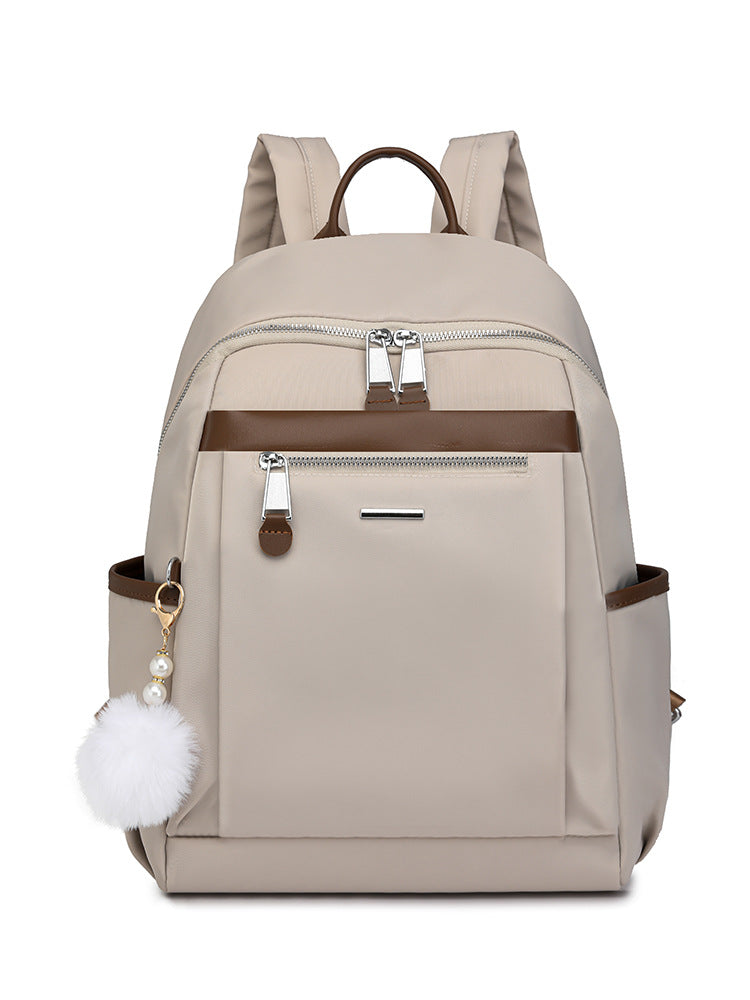 Nylon Korean Fashion Lightweight Simple Large Women's Backpack