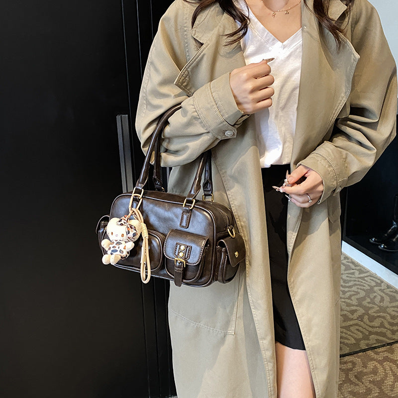 Female Large Capacity Versatile Good-looking Texture Bags