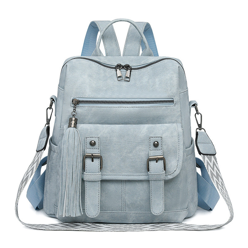 Women's Retro High-grade Soft Leather Large Capacity Commuter Women's Backpack