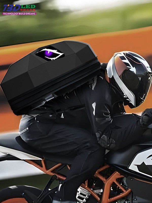 Women's & Men's Knight Motorcycle Luminous Eye Screen Helmet Waterproof Bags