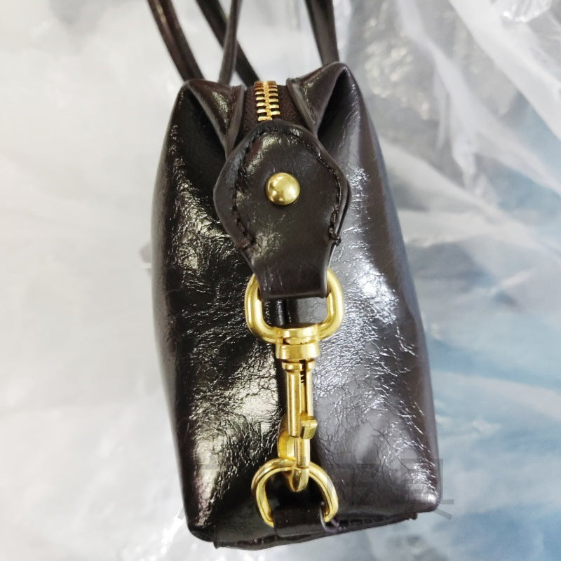 Z Metal Decoration Carrying Mini Pillow Shoulder Bags