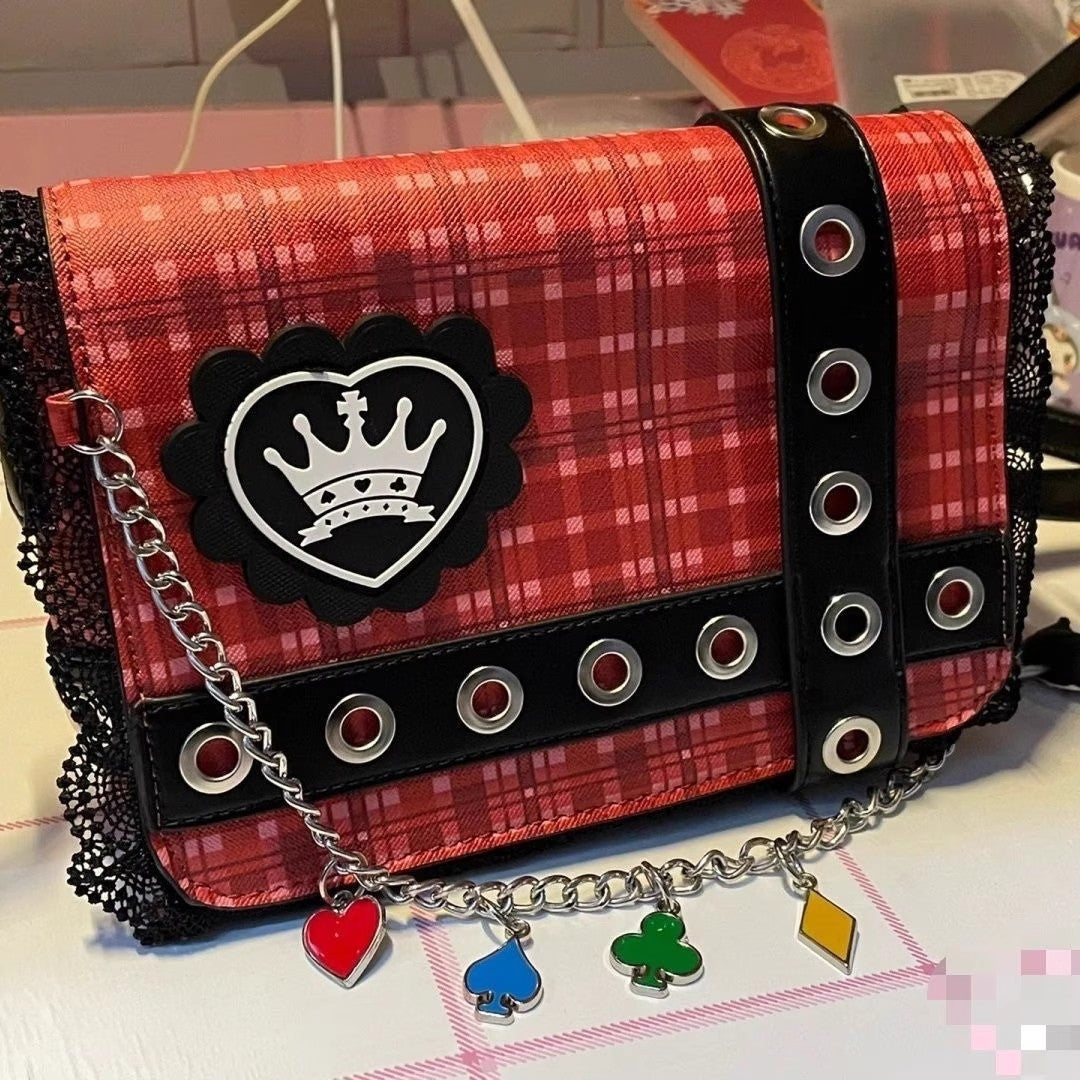 Chara Cute Preppy Style Love Anime Women's Shoulder Bag