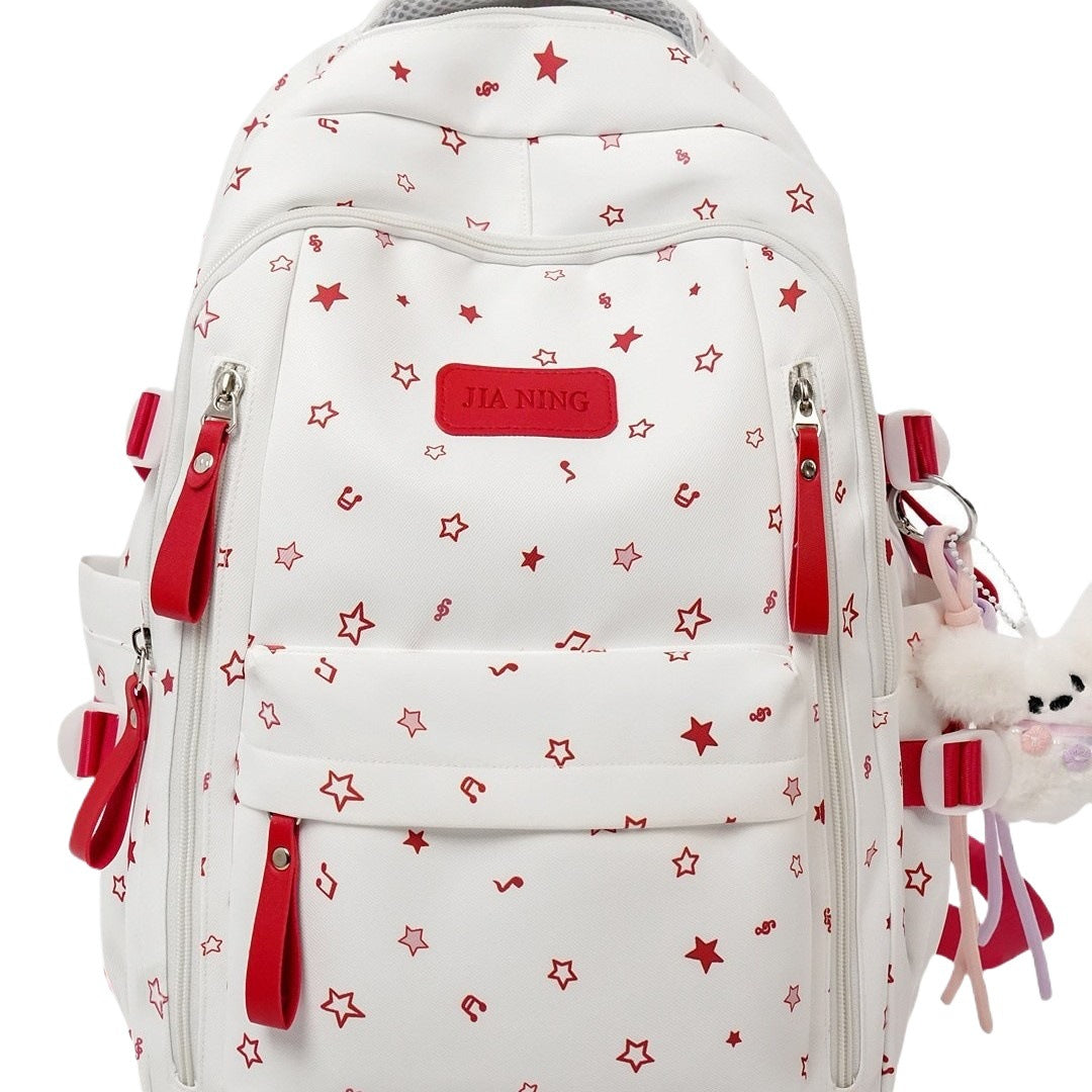 Korean Style Princess Cute Printed Junior High Leisure Backpack