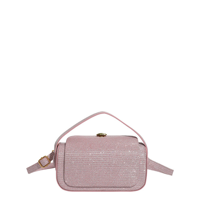 Women's High-grade Portable Box Textured Western Style Women's Messenger Bag