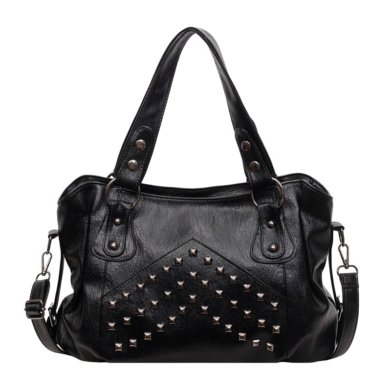 Women's Fashion Studded Large Capacity Totes High-grade Women's Shoulder Bag