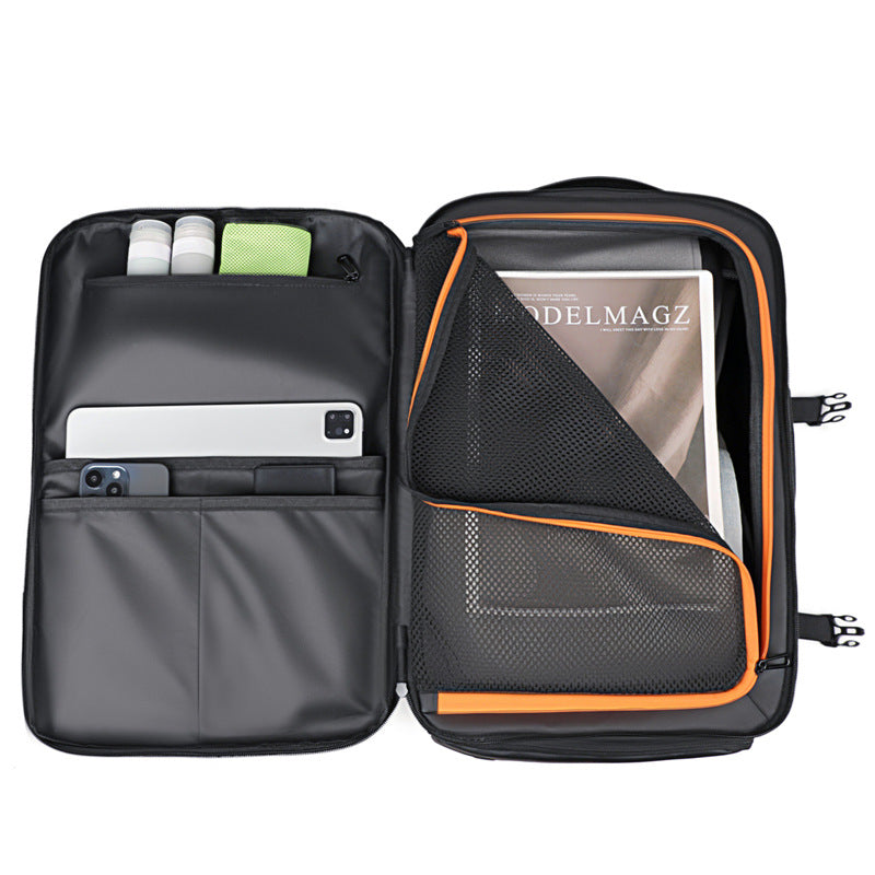 Men's College Expandable Trip Commute Storage Multifunctional Business Backpack