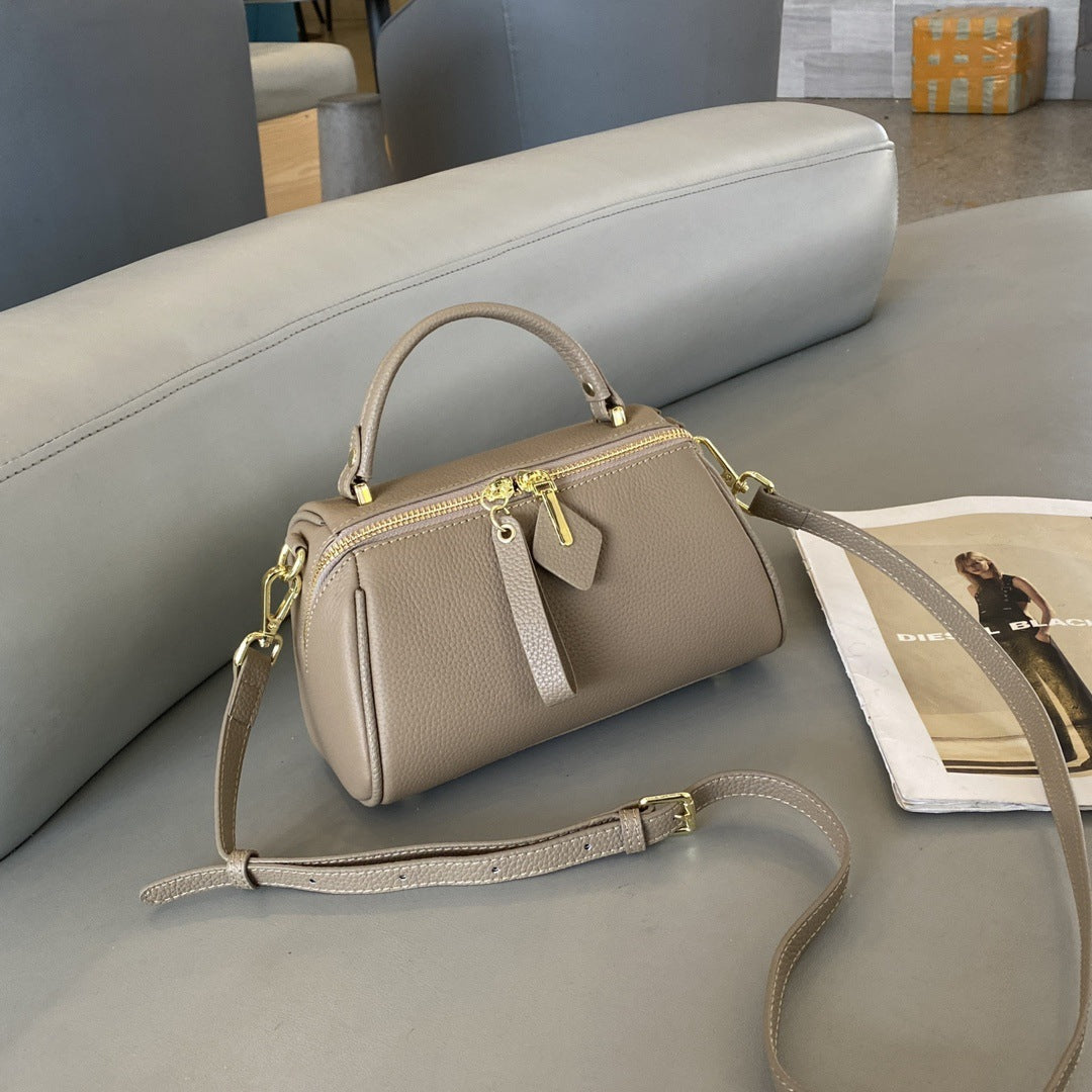 Women's Genuine Leather Elegant Retro Simple Classic Women's Shoulder Bag
