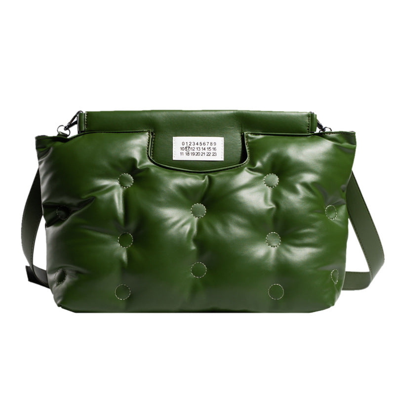 Women's Down Pillow Space Cotton Lazy Large Capacity Handbags