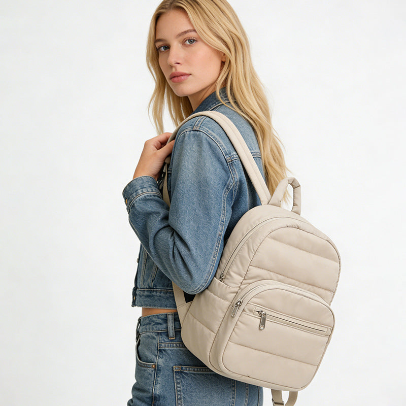 Quick Hair Soft Down Daily Commute Leisure Backpack