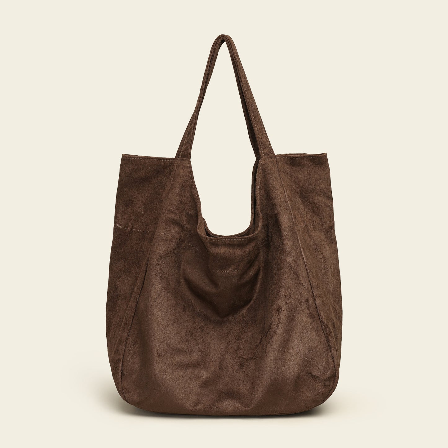 Women's Style Deerskin Veet Versatile Vintage Flannel Tote Bags