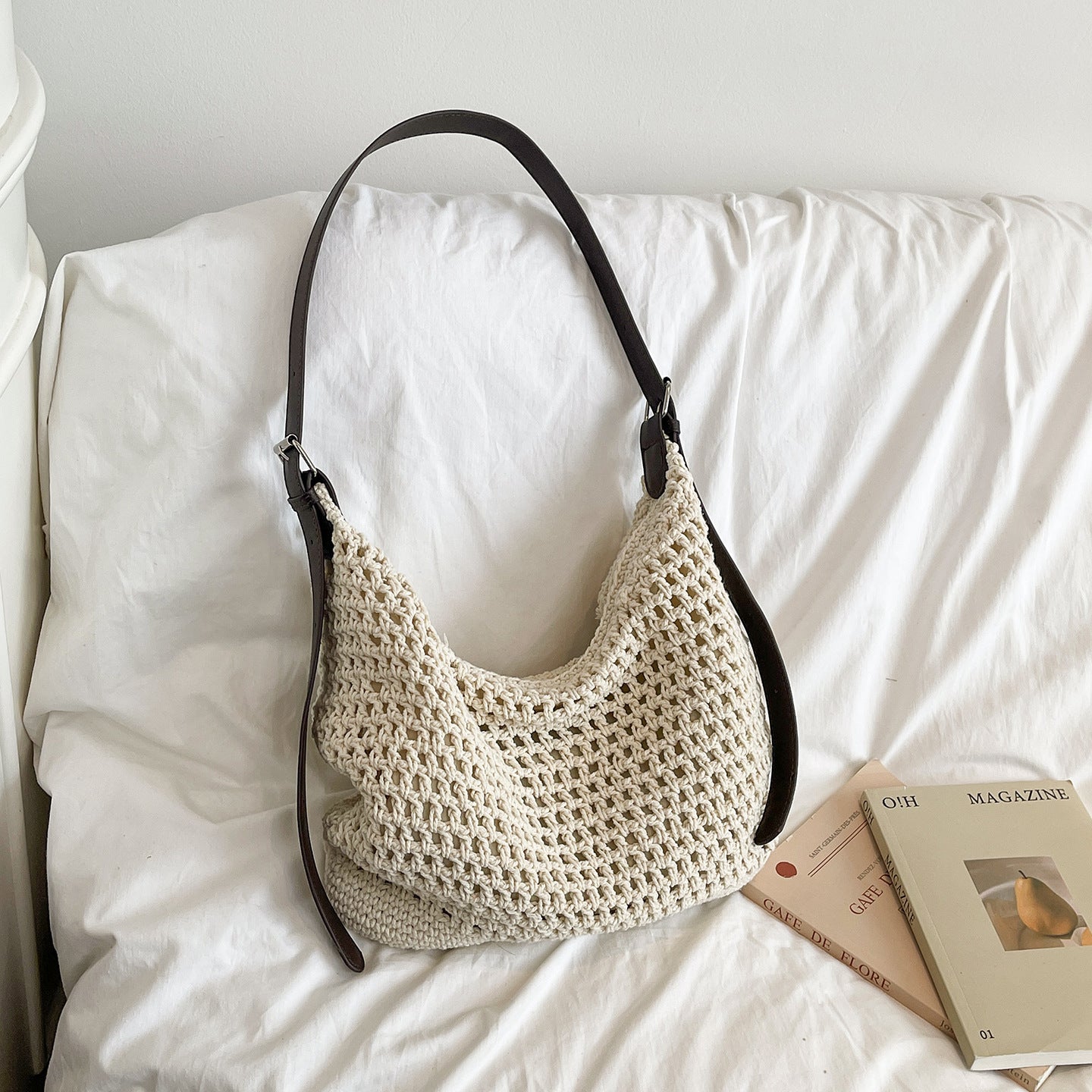 Women's Korean Style Summer Fashion Large Capacity Underarm Bag