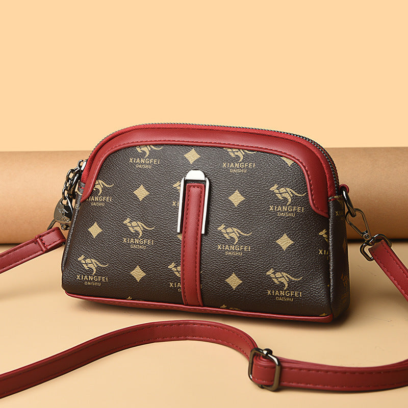 Casual Women's Fashionable Printed Mother Shell Women's Messenger Bag
