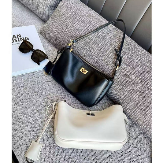 Pretty Callie Baguette High-grade Leather Motorcycle Small Square Bags