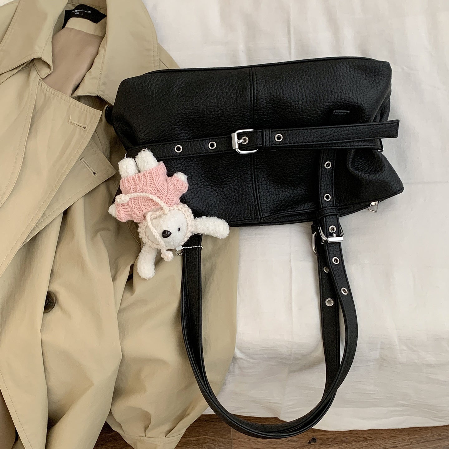 Fashion Women's Korean Underarm Commuter Simple Tote Bag