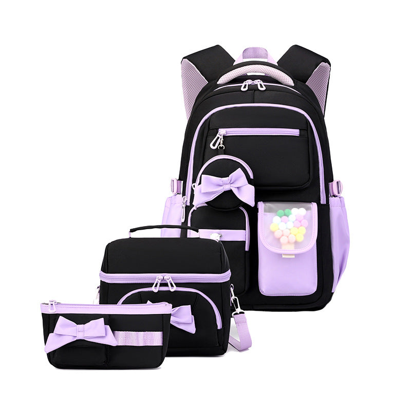 Junior Good-looking Simple Three-piece Lunch Pencil Backpacks