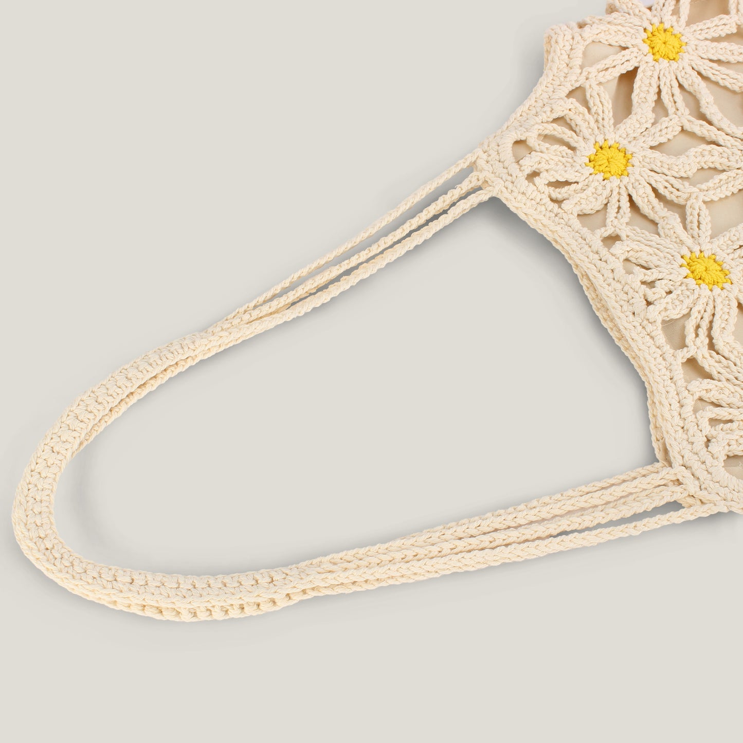 Women's Cotton String Hollow Flower Seaside Holiday Daily Fashion Women's Shoulder Bag