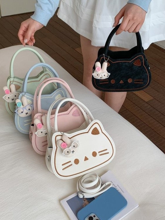 Women's Korean Style Cartoon Kitten Cute Fashion Leisure Backpack
