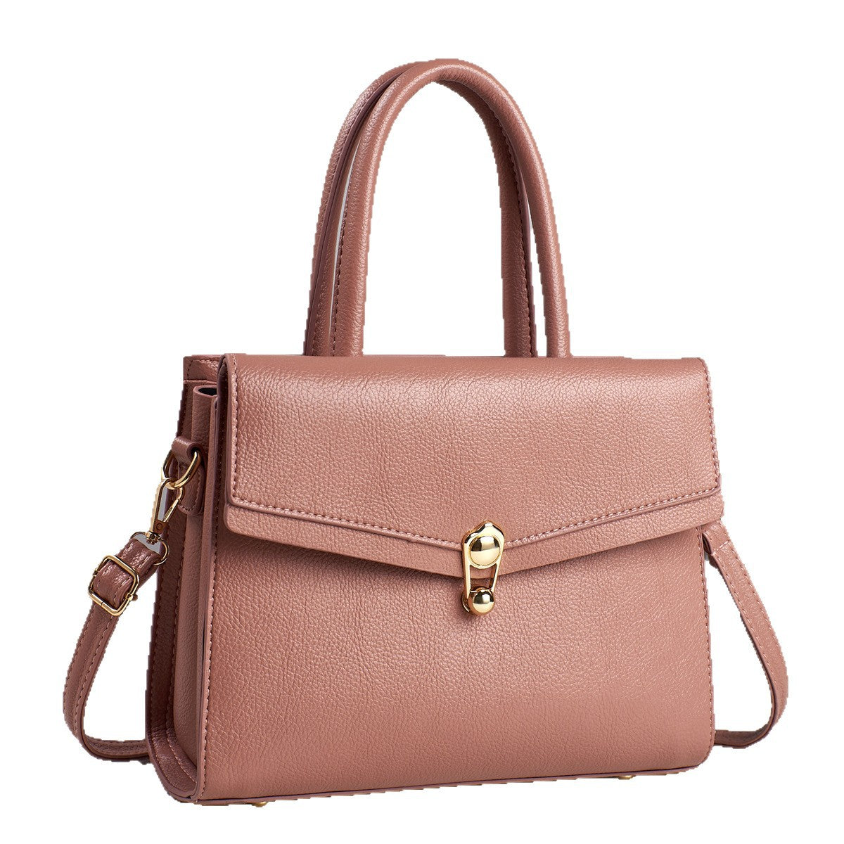 Trendy Solid Color Simple Fashion Mother Women's Handbag