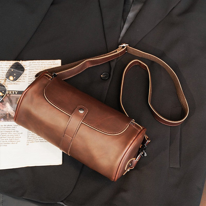 Men's Style Fashion Retro Trend Crazy Horse Men's Messenger Bag