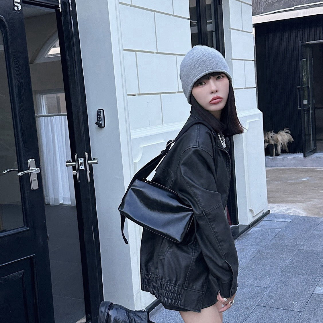 Women's Leather Commute High Sense Niche Design Women's Shoulder Bag