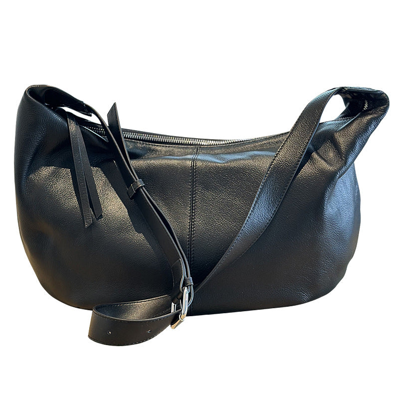 Women's Leather Big Large Capacity Totes Soft Women's Messenger Bag