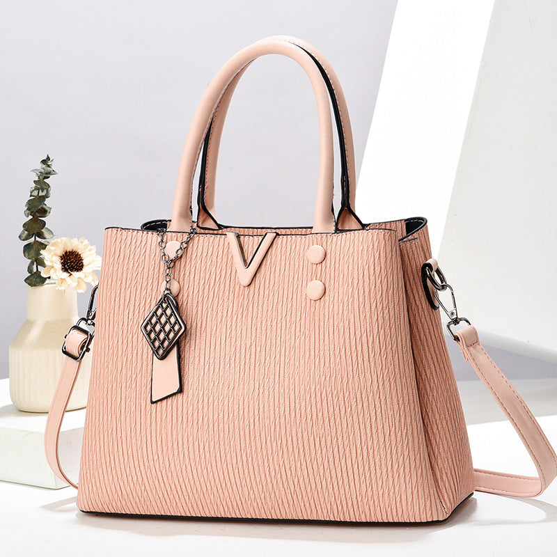 Woven Macaron Fashion Good-looking Large Capacity Women's Shoulder Bag
