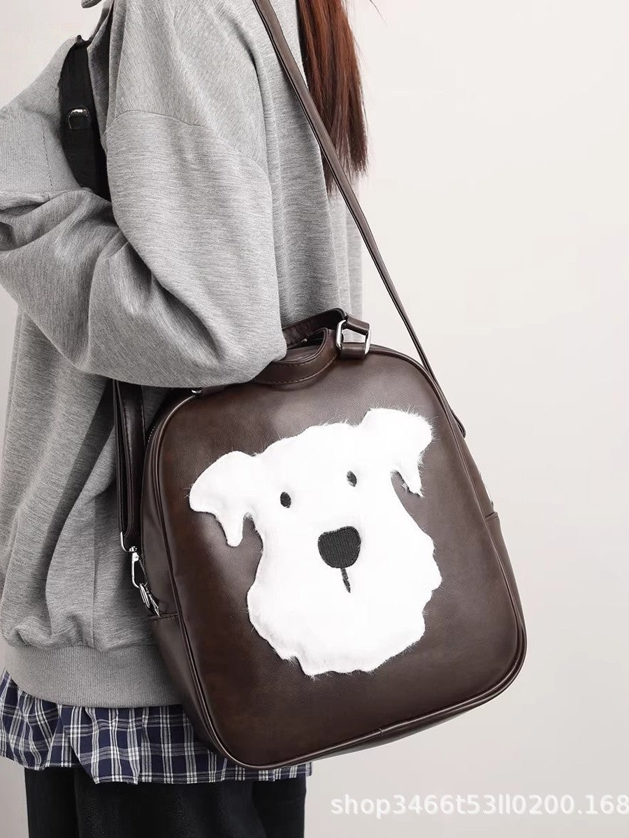 Women's Plush Doll Cartoon Summer Large Capacity Women's Backpack