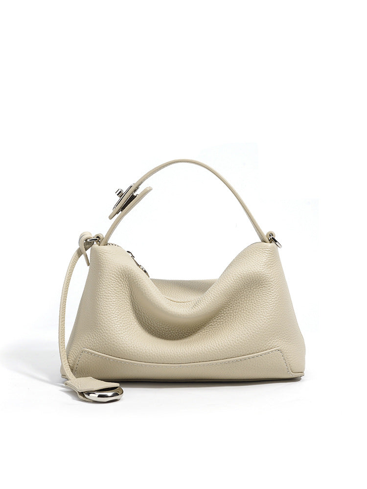 Women's French Style Cowhide Pillow High Sense Bags