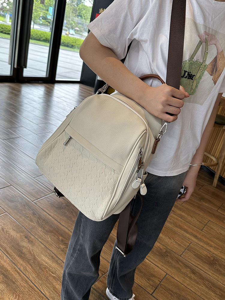 Women's Female College Plaid Advanced Sensitive Fashion Backpacks