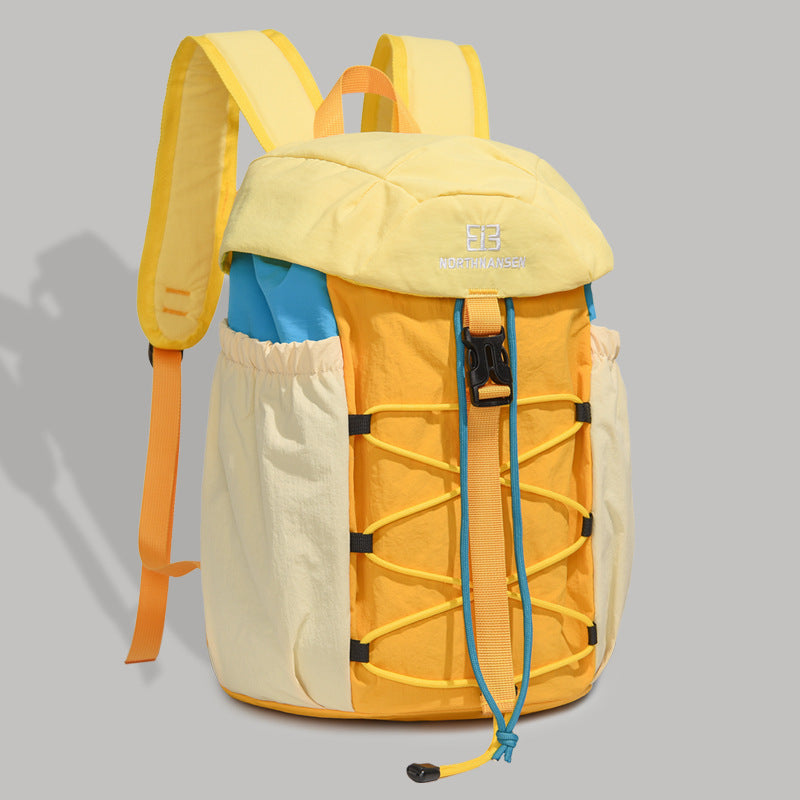 Street College Large Capacity Contrast Color Backpacks