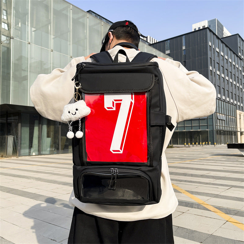 Leisure Fitness Football Business Trip Waterproof Simple Large Capacity Sports Backpack