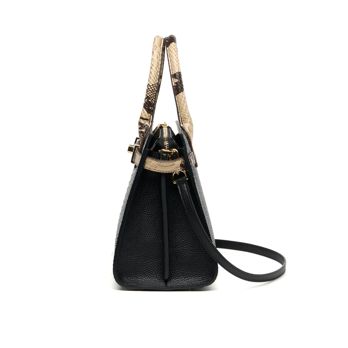Women's Pure Cowhide Commuter Leather Saddle Formal Women's Messenger Bag