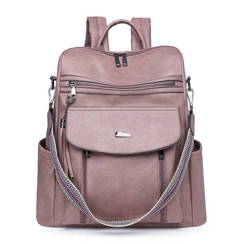 Women's Spring Fashion Retro Lady's Large Capacity Women's Backpack