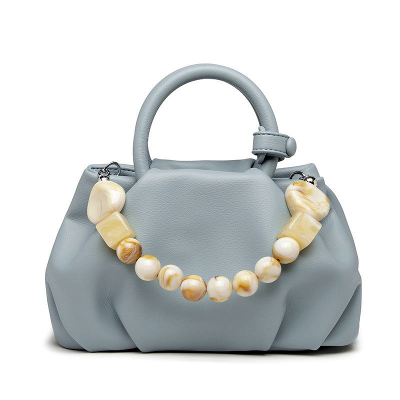 Women's Niche Fashionable Pleated Cloud Portable Elegant Korean Style Women's Handbag