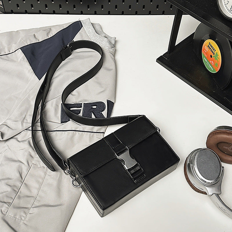 Women's & Men's Trendy Box High-grade Men's Messenger Bag