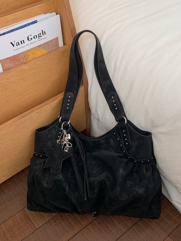 Women's Minority Simple Large Capacity Totes Commute Soft Shoulder Bags