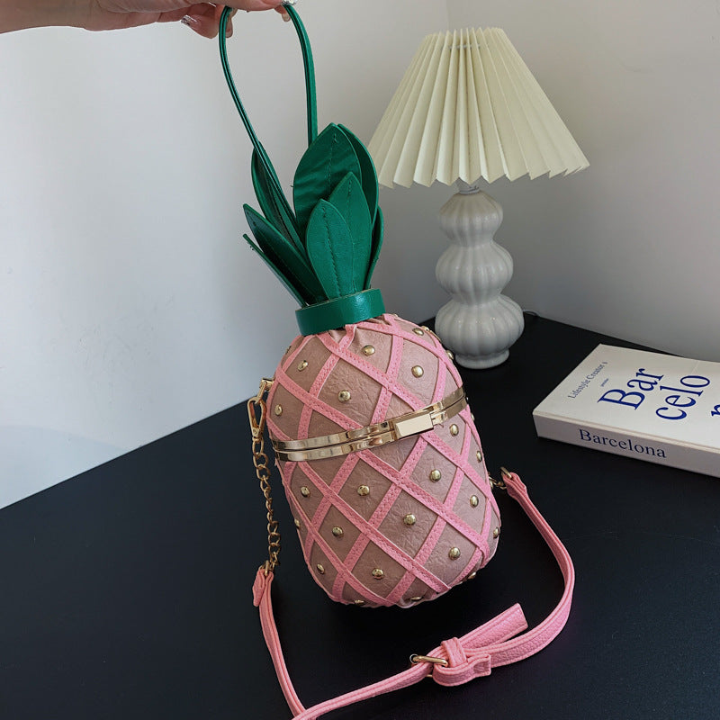 Women's Popular Portable Pineapple Personalized Design Fresh Women's Messenger Bag