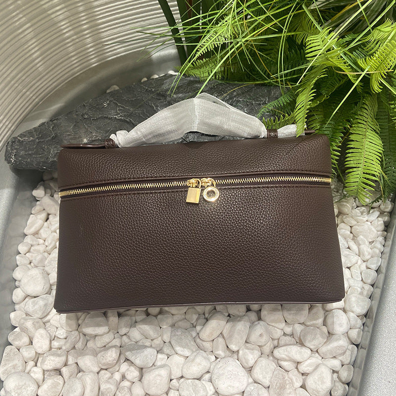 Italian Lunch Box Fashion Portable Litchi Women's Messenger Bag