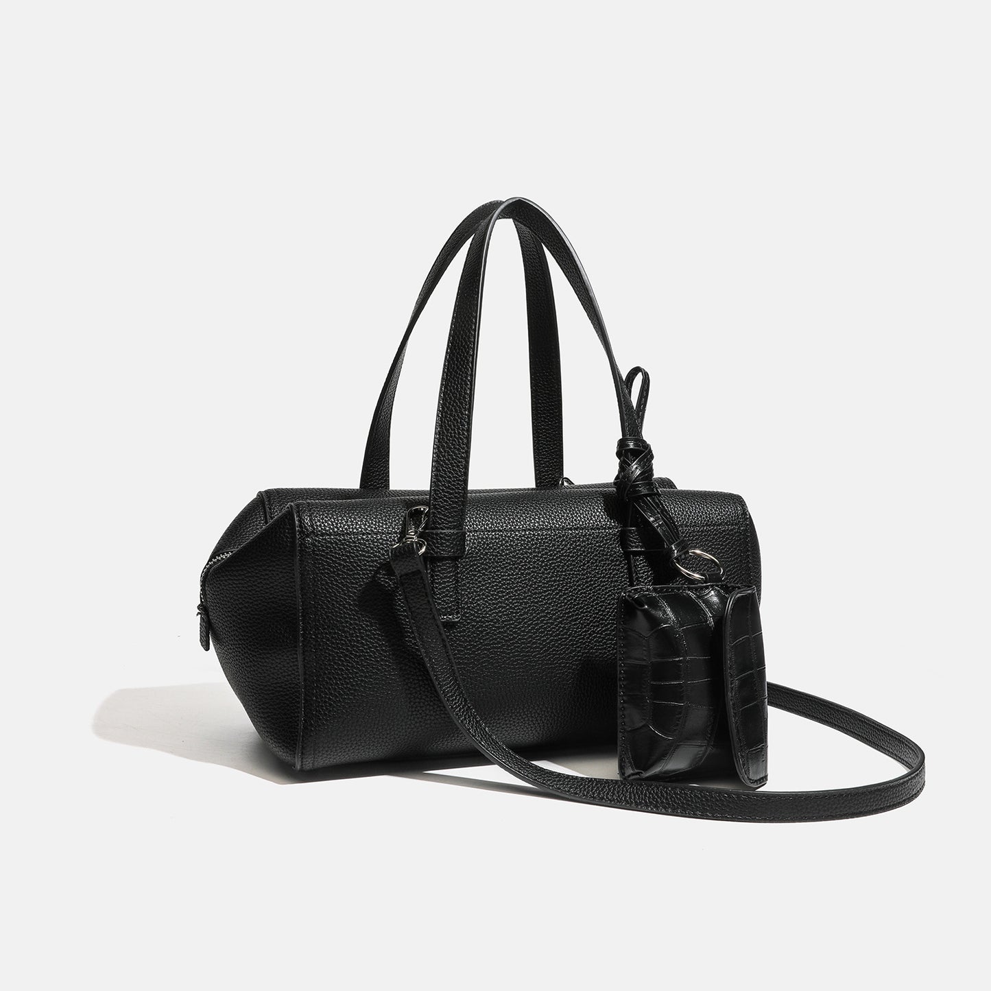 Women's Simple Underarm Toast Cowhide Full Grain Leather Women's Messenger Bag